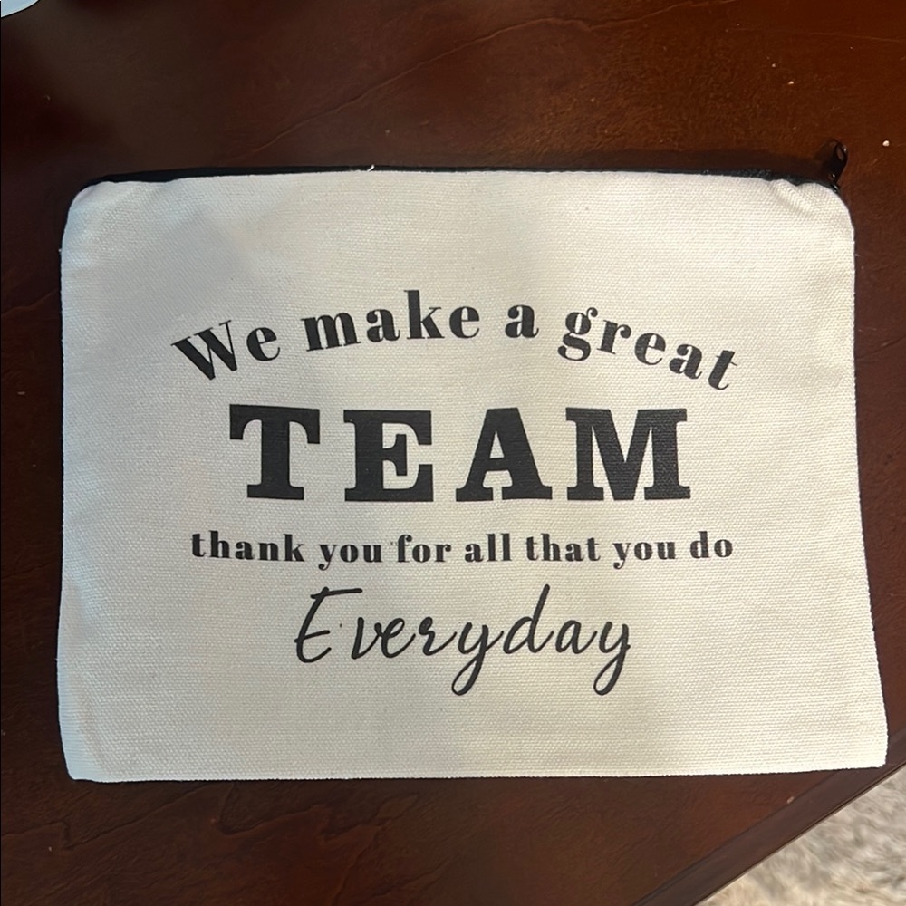 Inspirational Canvas Pouch